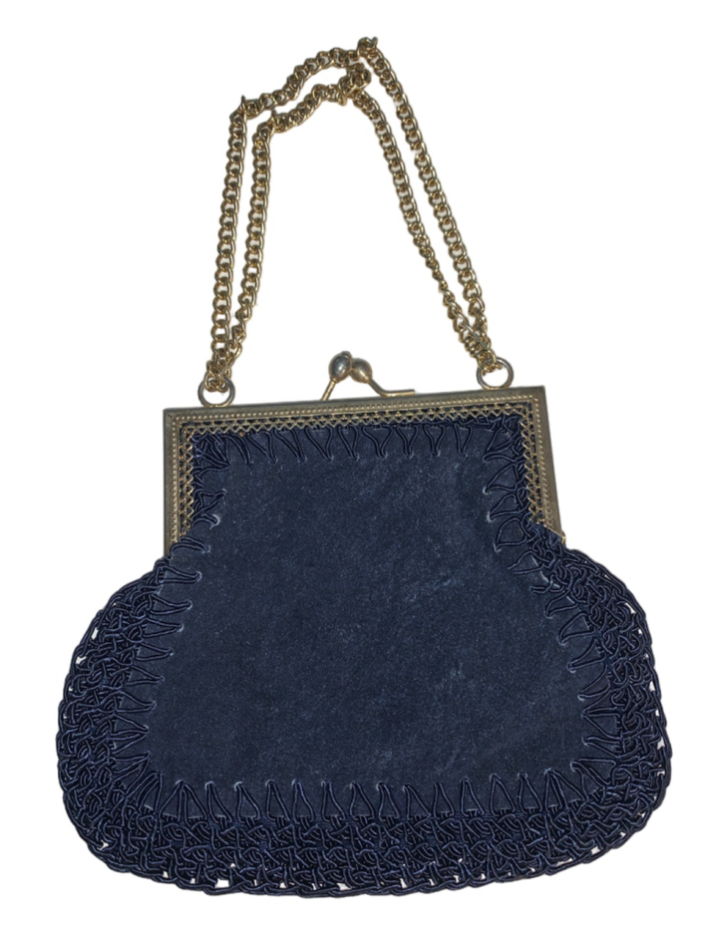 Women's Unbranded blue and Gold Clutch Bag, One Size